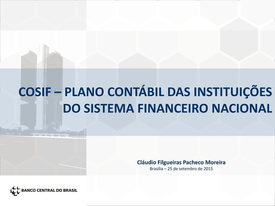 FINANCEIRO NACIONAL Cláudio