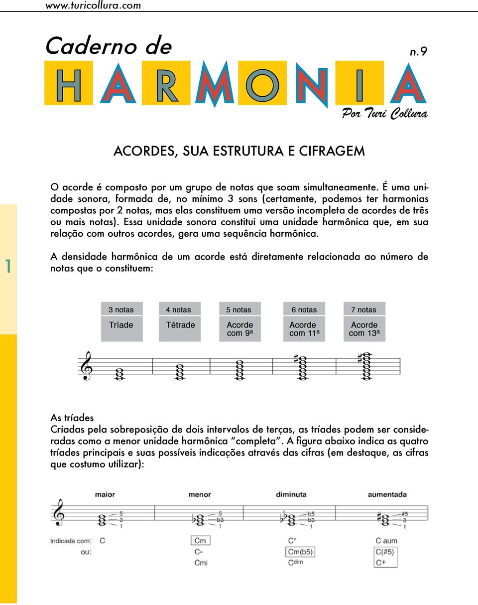 Essa unidade sonora constitui uma unidade harmônica que, em sua relação com outros acordes, gera uma sequência harmônica.