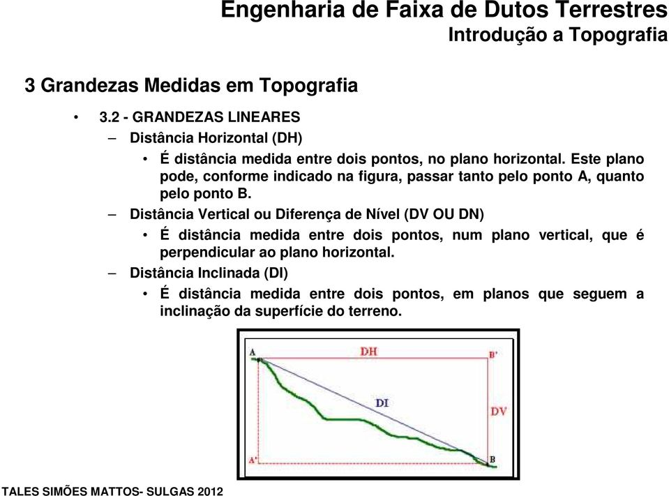 Este plano pode, conforme indicado na figura, passar tanto pelo ponto A, quanto pelo ponto B.