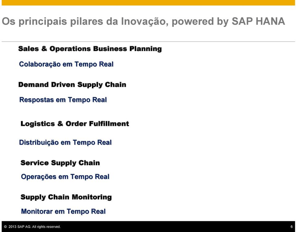 Logistics & Order Fulfillment Distribuição em Tempo Real Service Supply Chain Operações