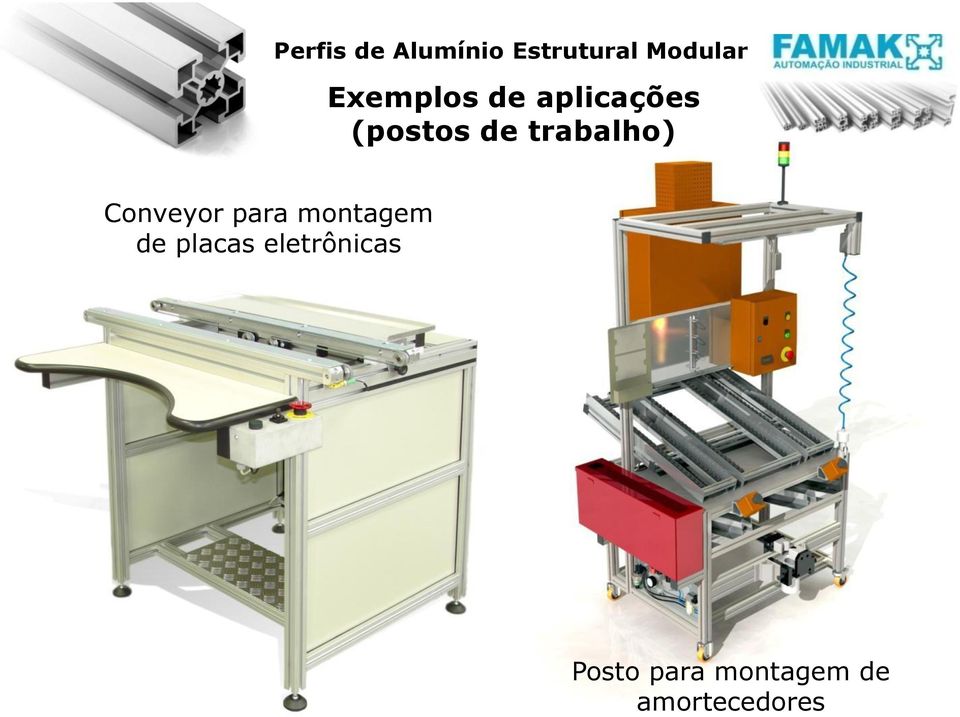 Conveyor para montagem de placas