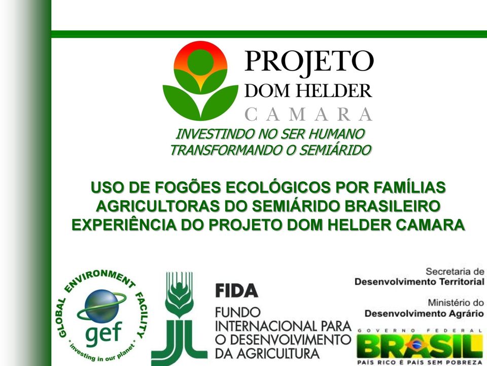 FAMÍLIAS AGRICULTORAS DO SEMIÁRIDO