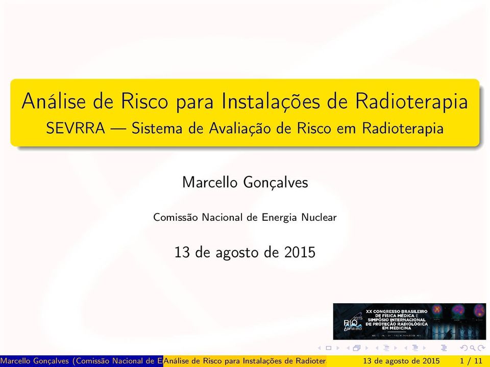 Gonçalves Comissão Nacional de Energia Nuclear 13 de agosto de