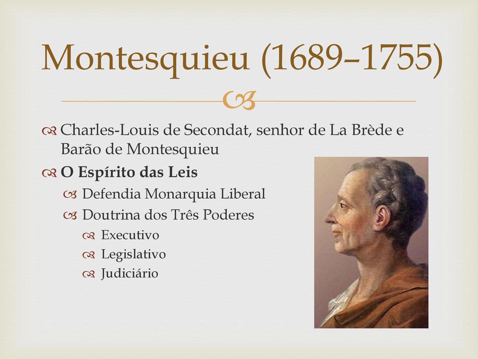Montesquieu O Espírito das Leis Defendia