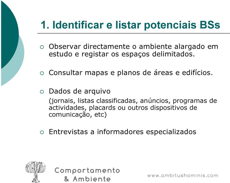 Dados de arquivo (jornais, listas classificadas, anúncios, programas de actividades,