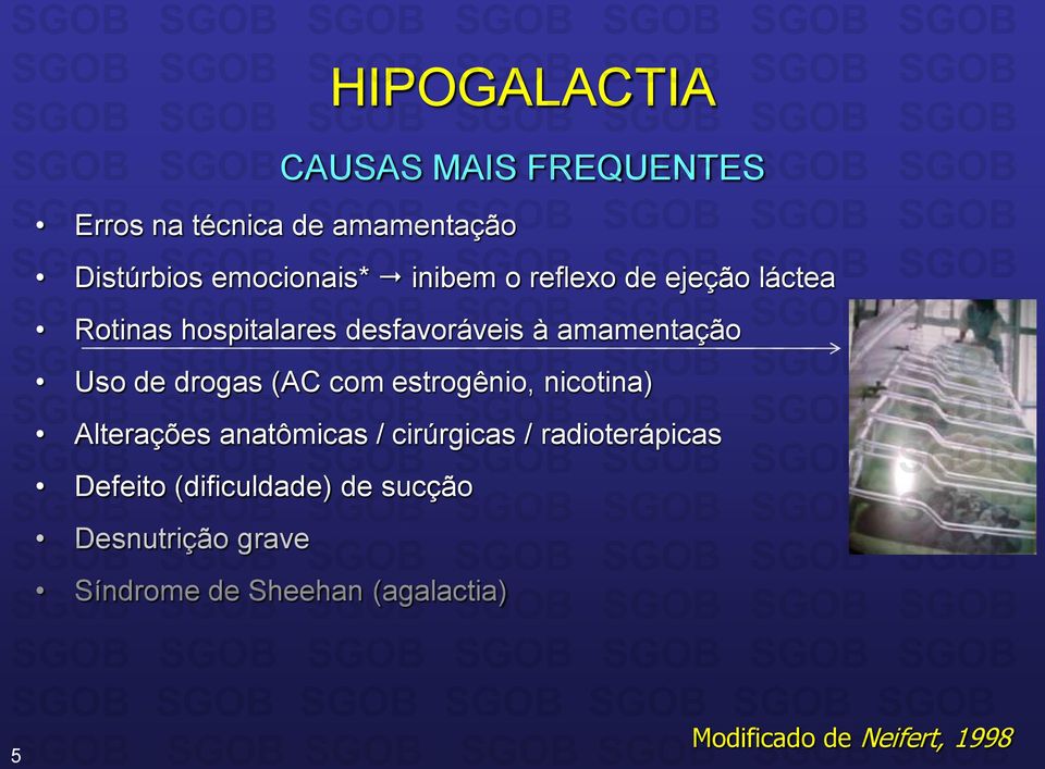 drogas (AC com estrogênio, nicotina) Alterações anatômicas / cirúrgicas / radioterápicas