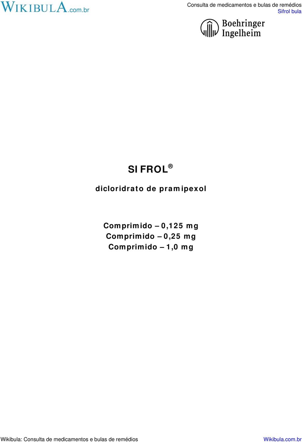 Comprimido 0,125 mg