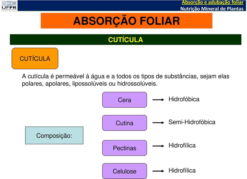 elas polares, apolares, lipossolúveis ou hidrossolúveis.