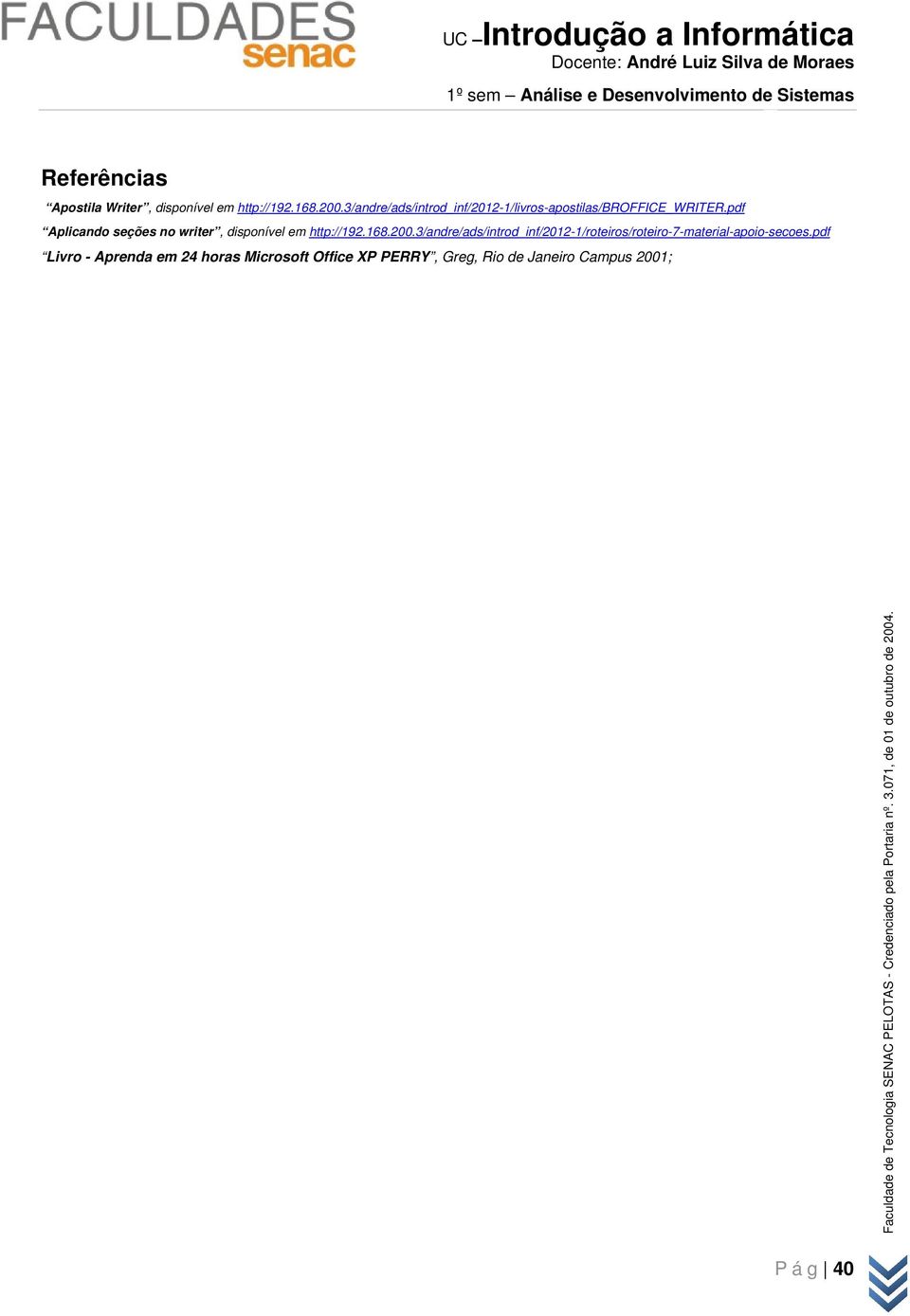 pdf Aplicando seções no writer, disponível em http://192.168.200.
