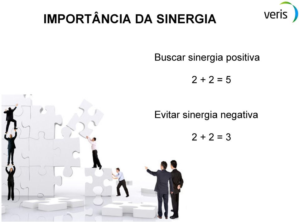 2 + 2 = 5 Evitar sinergia