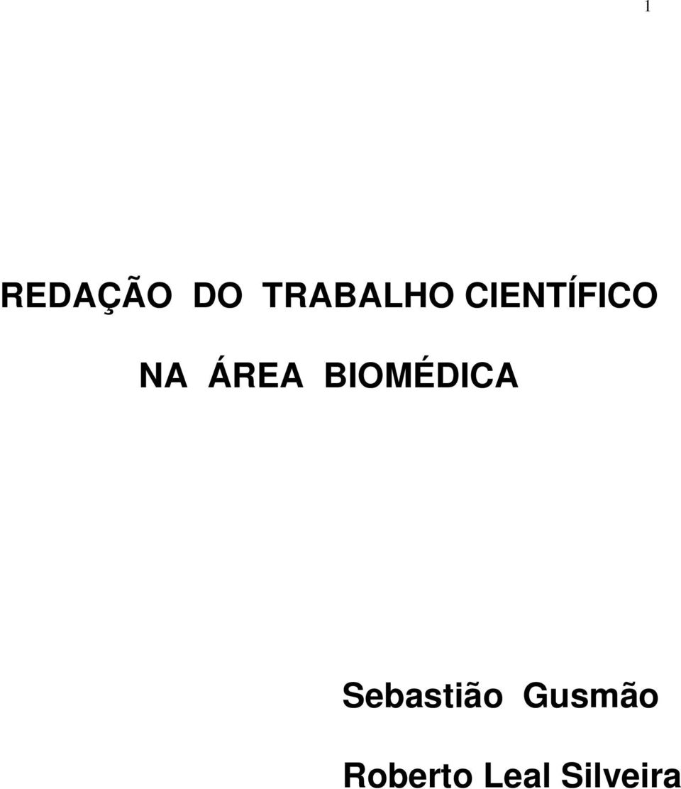 BIOMÉDICA Sebastião
