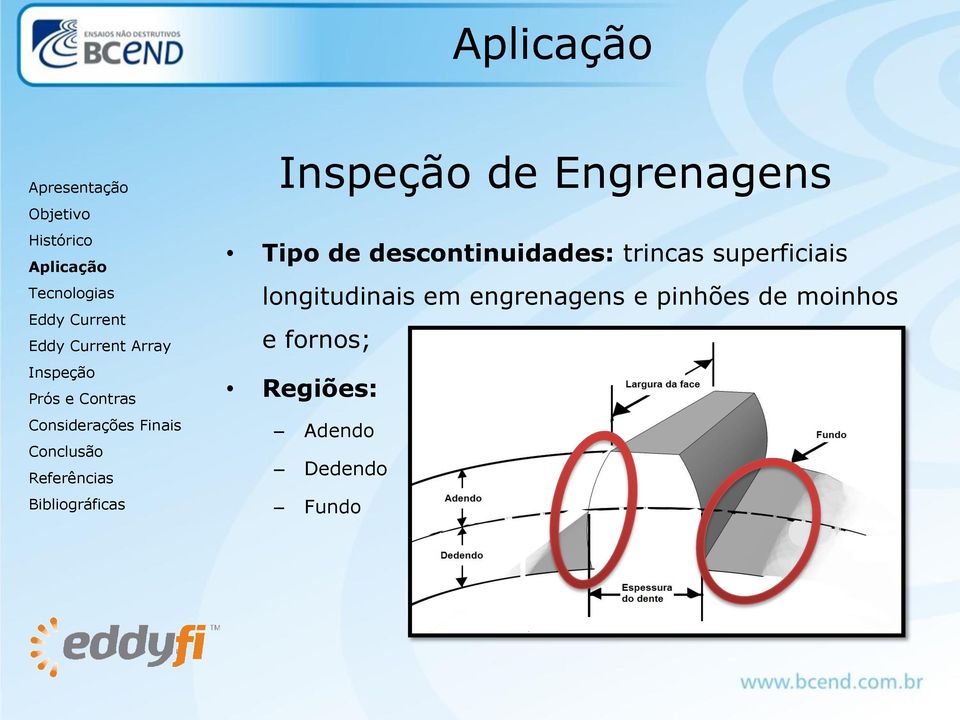 superficiais longitudinais em