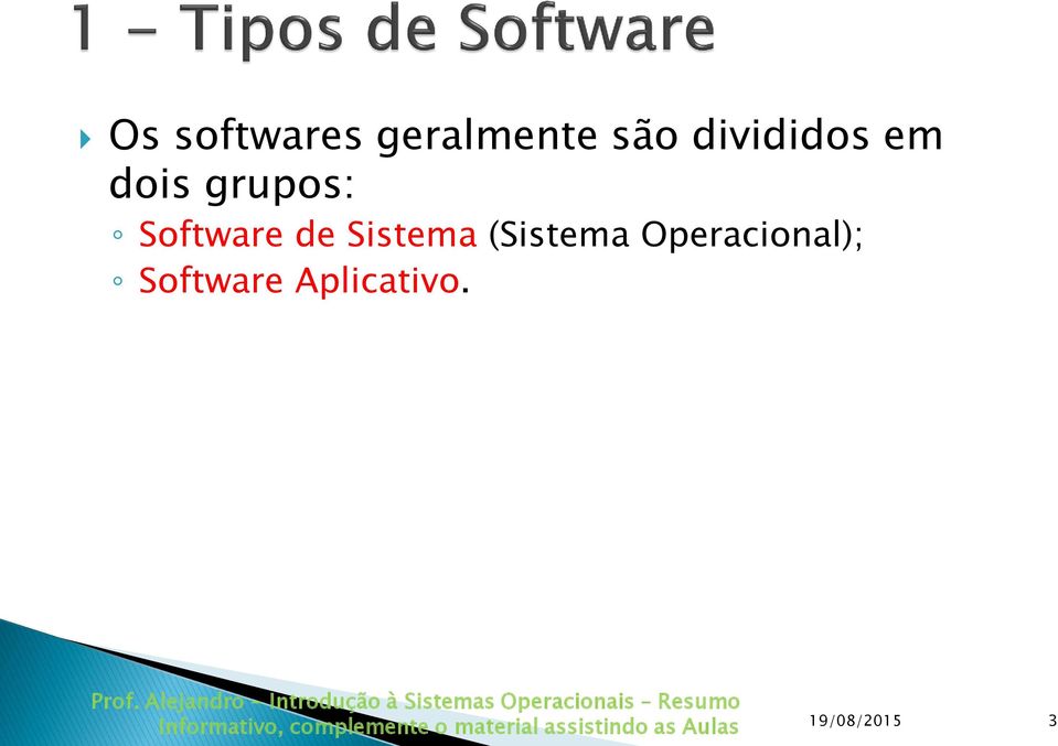 Software de Sistema (Sistema