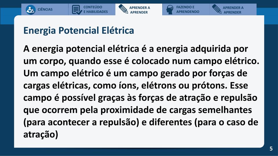 Um campo elétrico é um campo gerado por forças de cargas elétricas, como íons, elétrons ou prótons.