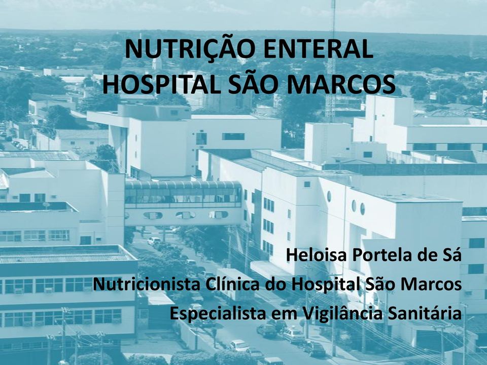 Nutricionista Clínica do Hospital