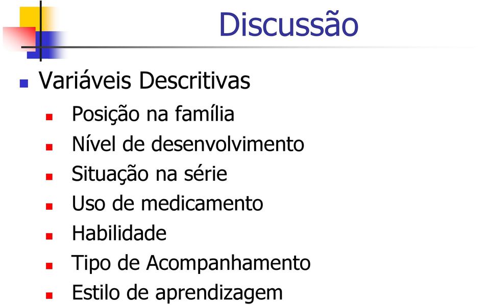 na série Uso de medicamento Habilidade