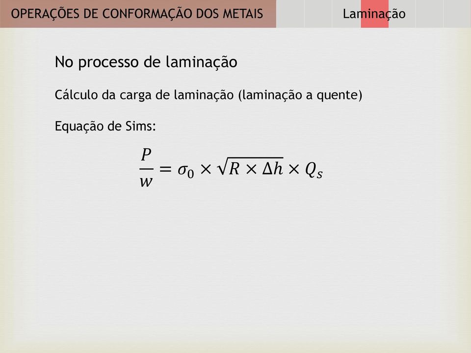 laminação (laminação a