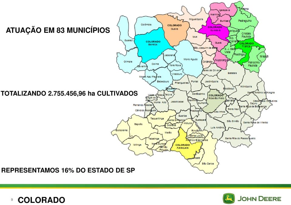 456,96 ha CULTIVADOS