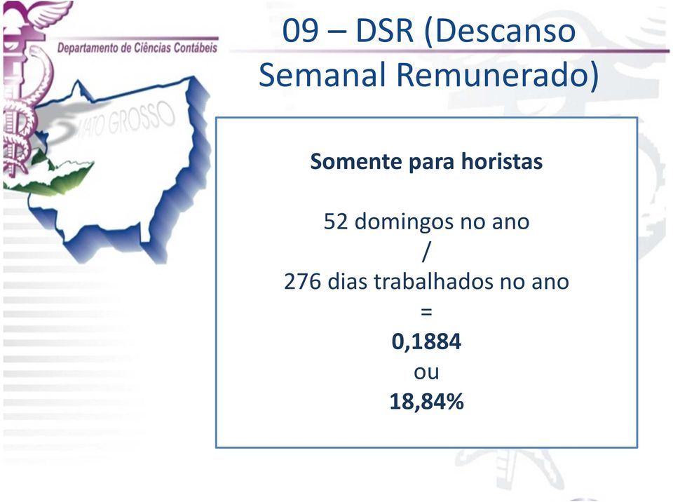 horistas 52 domingos no ano /