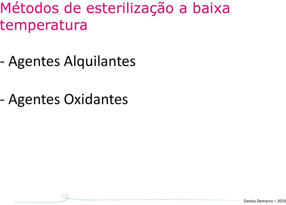 temperatura - Agentes