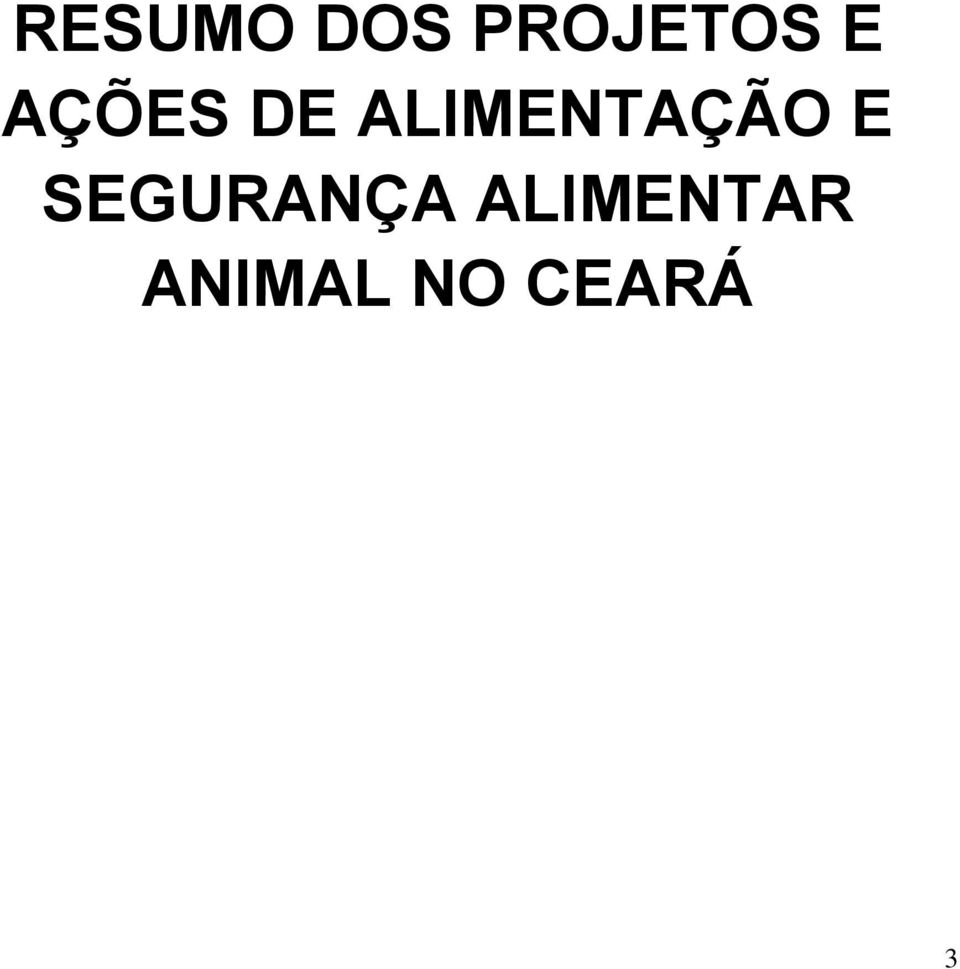 ALIMENTAÇÃO E