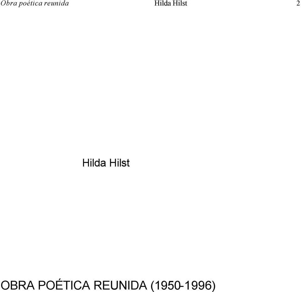 2 Hilda Hilst OBRA