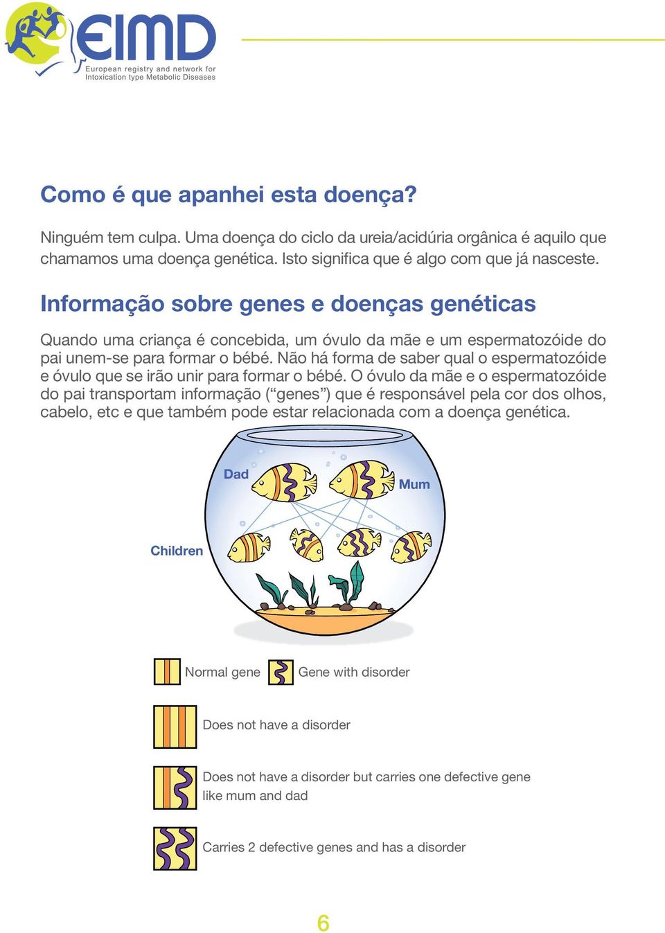 Não há forma de saber qual o espermatozóide e óvulo que se irão unir para formar o bébé.