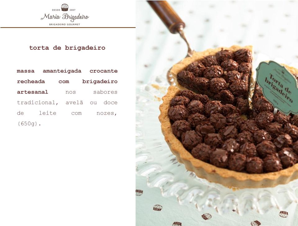 artesanal nos sabores tradicional, avelã ou doce de