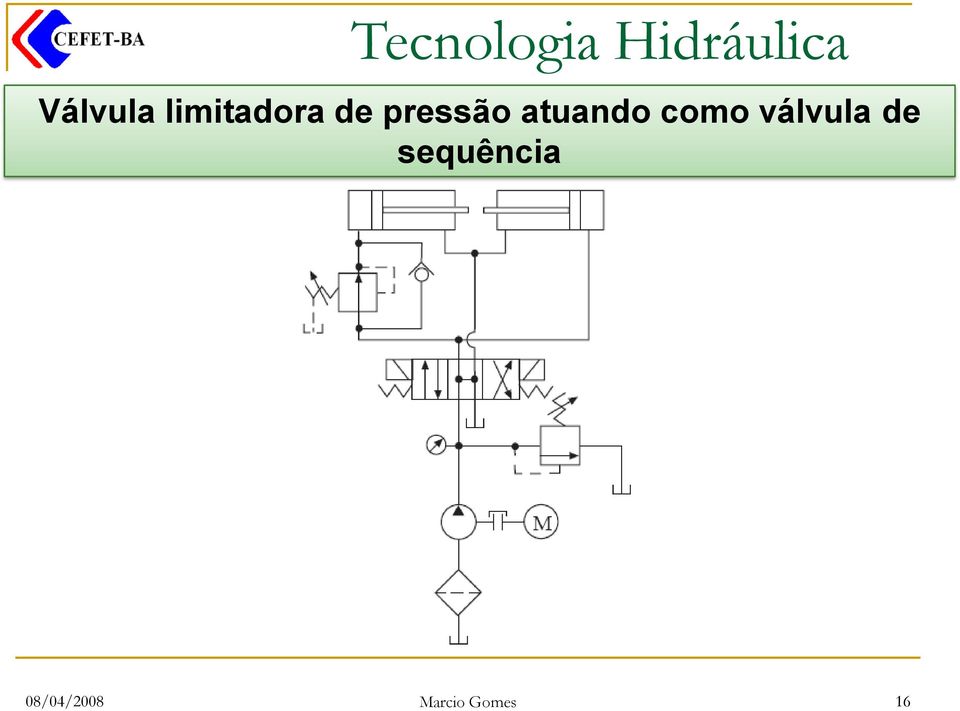 válvula de sequência