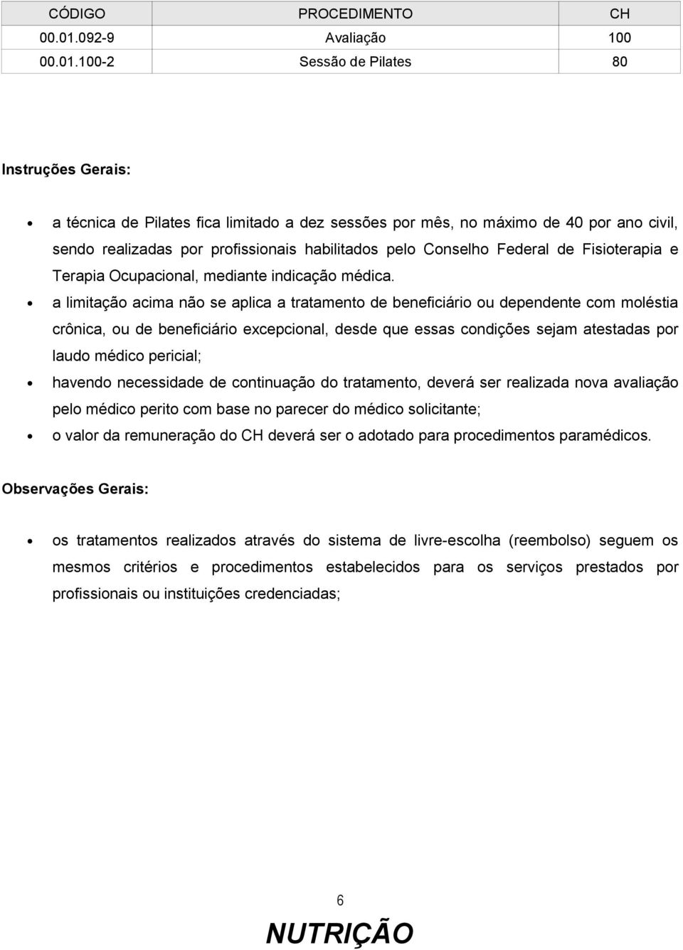 habilitados pelo Conselho Federal de Fisioterapia e Terapia Ocupacional, mediante indicação médica.