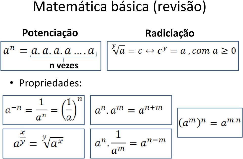 Potenciação