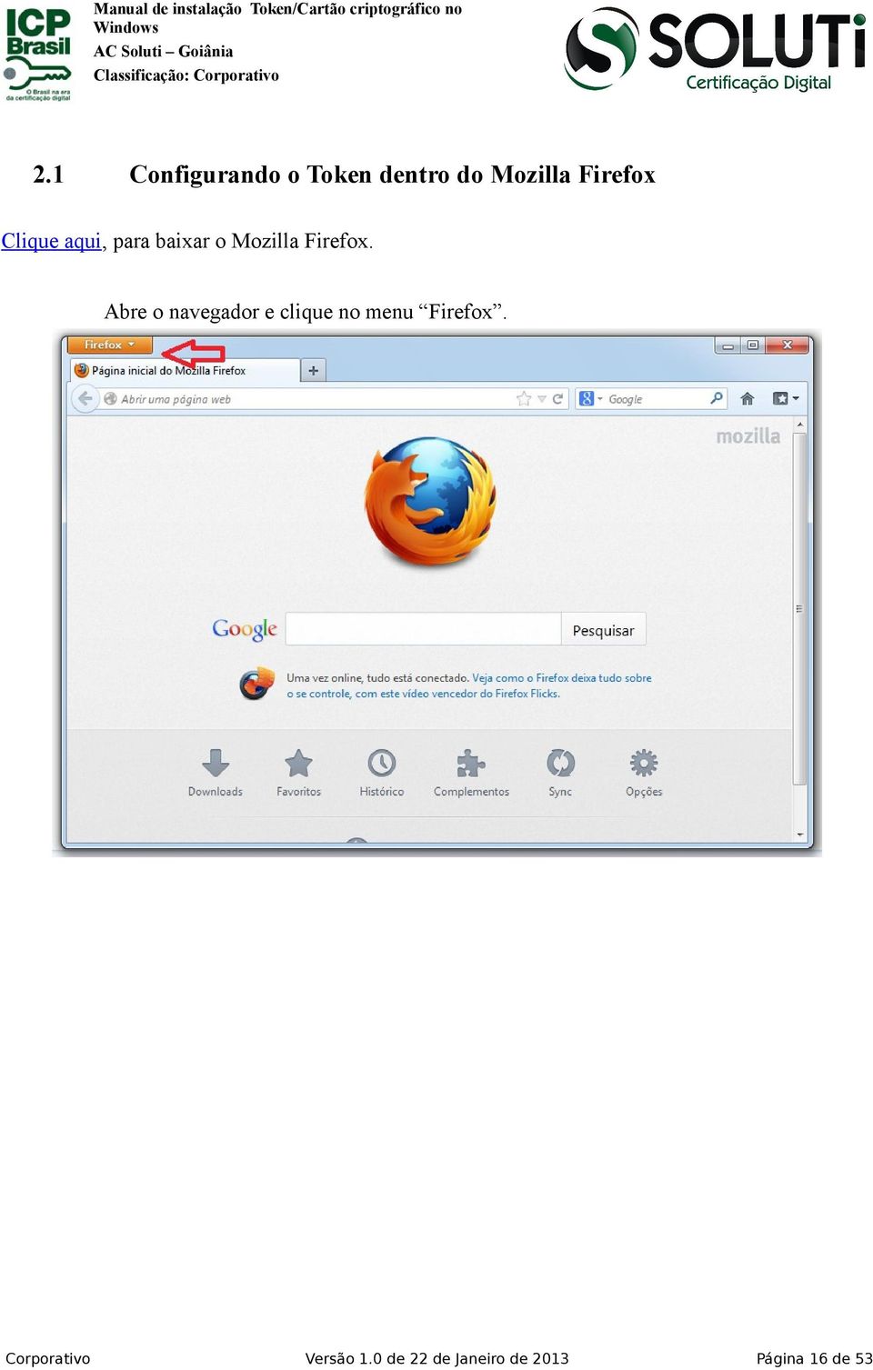 baixar o Mozilla Firefox.