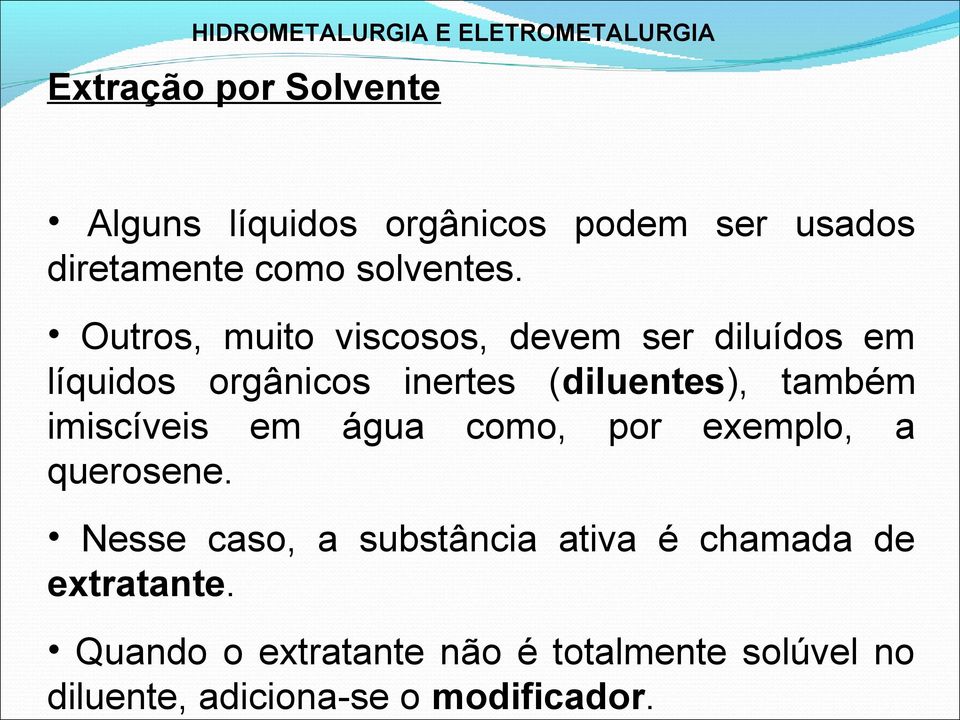 solventes.