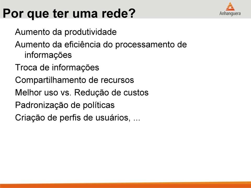 processamento de informações Troca de informações