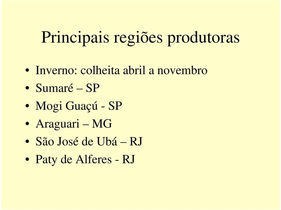 Sumaré SP Mogi Guaçú - SP Araguari