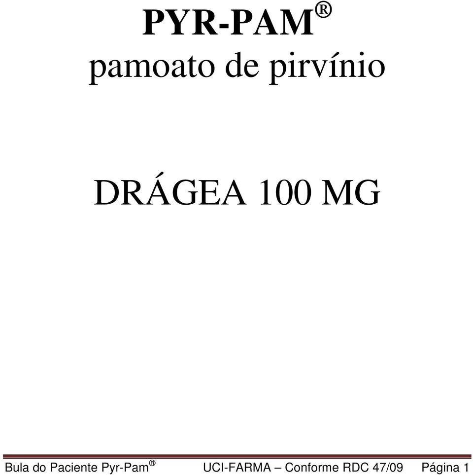 Bula do Paciente Pyr-Pam