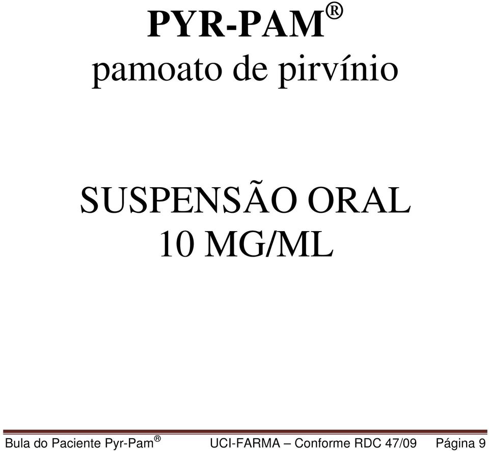 do Paciente Pyr-Pam