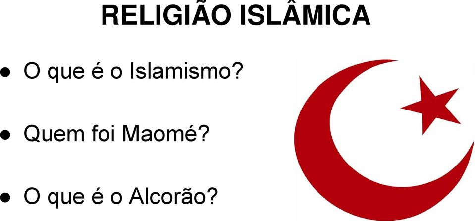 Islamismo?