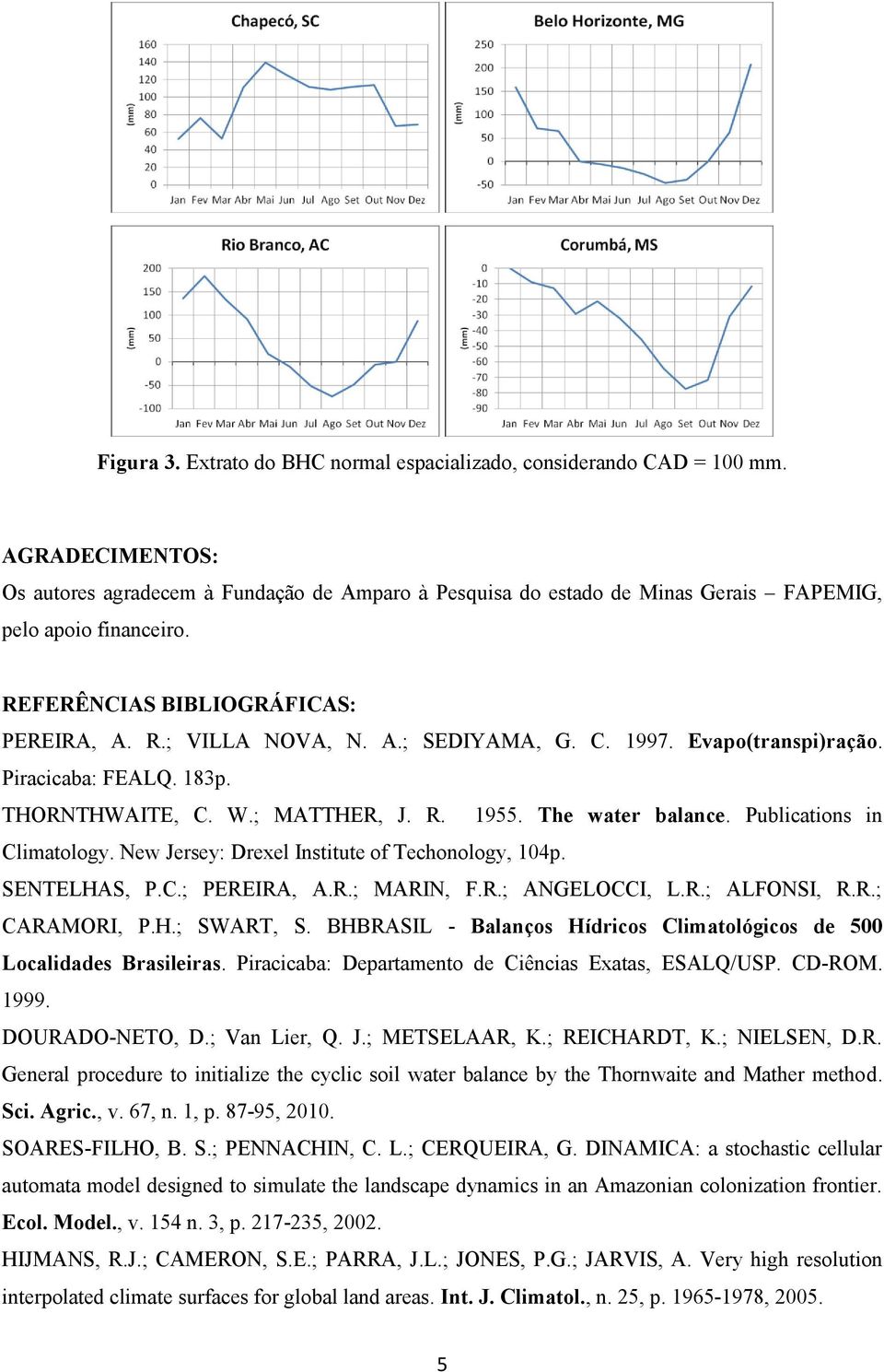 Publications in Climatology. New Jersey: Drexel Institute of Techonology, 104p. SENTELHAS, P.C.; PEREIRA, A.R.; MARIN, F.R.; ANGELOCCI, L.R.; ALFONSI, R.R.; CARAMORI, P.H.; SWART, S.