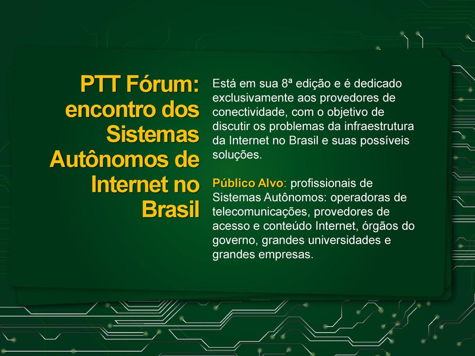 Internet no Brasil e suas possíveis soluções.
