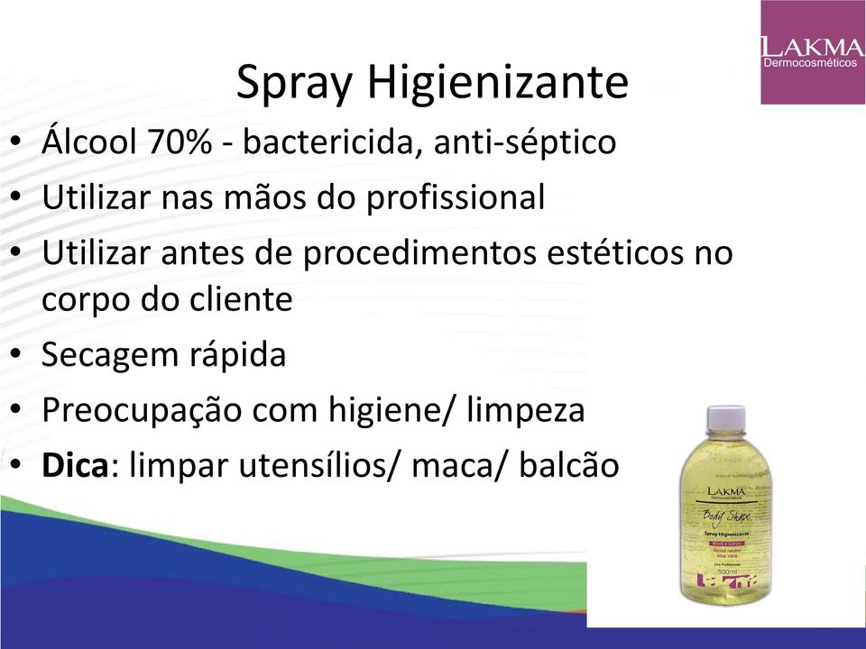 procedimentos estéticos no corpo do cliente Secagem rápida