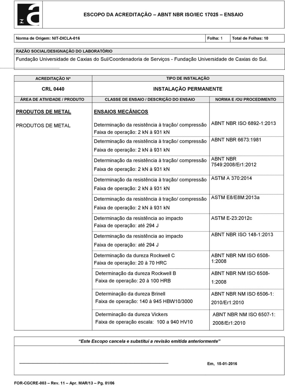 ENSAIOS MECÂNICOS / compressão Faixa de operação: 2 kn à 931 kn / compressão Faixa de operação: 2 kn à 931 kn / compressão Faixa de operação: 2 kn à 931 kn / compressão Faixa de operação: 2 kn à 931