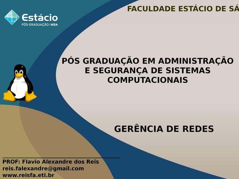 COMPUTACIONAIS GERÊNCIA DE REDES PROF: Flavio