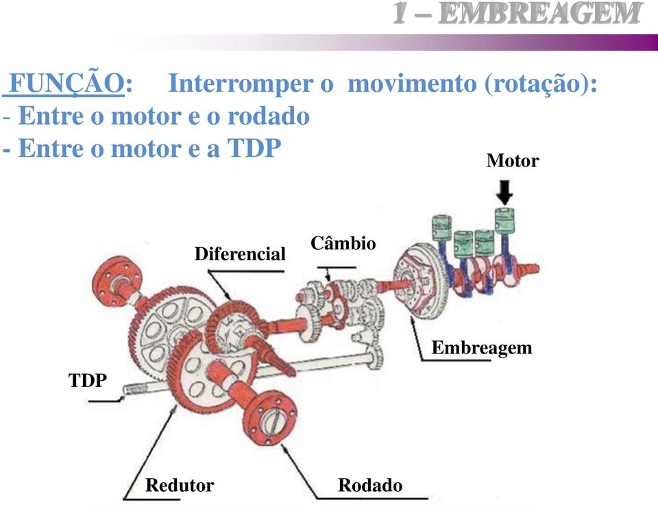 o rodado - Entre o motor e a TDP Motor