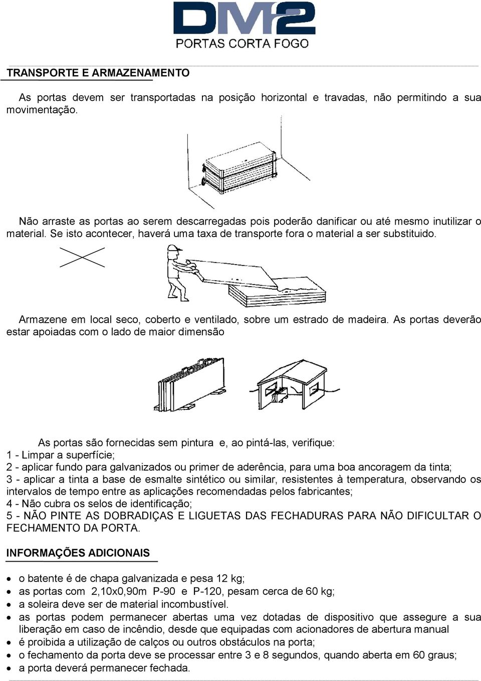 MANUAL DE INSTALAÇÃO DE BATENTES E PORTAS CORTA-FOGO - PDF Download grátis