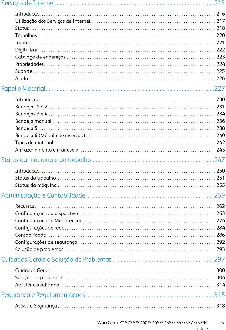 .............................................................................. 221 Digitalizar............................................................................. 222 Catálogo de endereços.