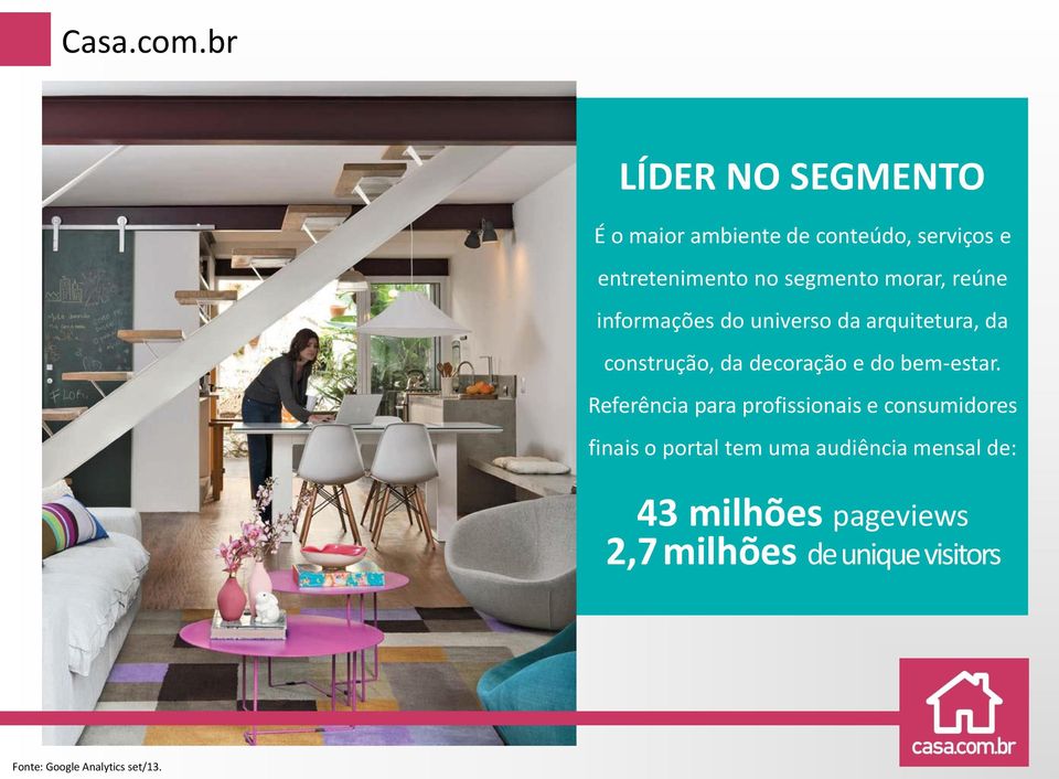 morar, reúne informações do universo da arquitetura, da construção, da decoração e do