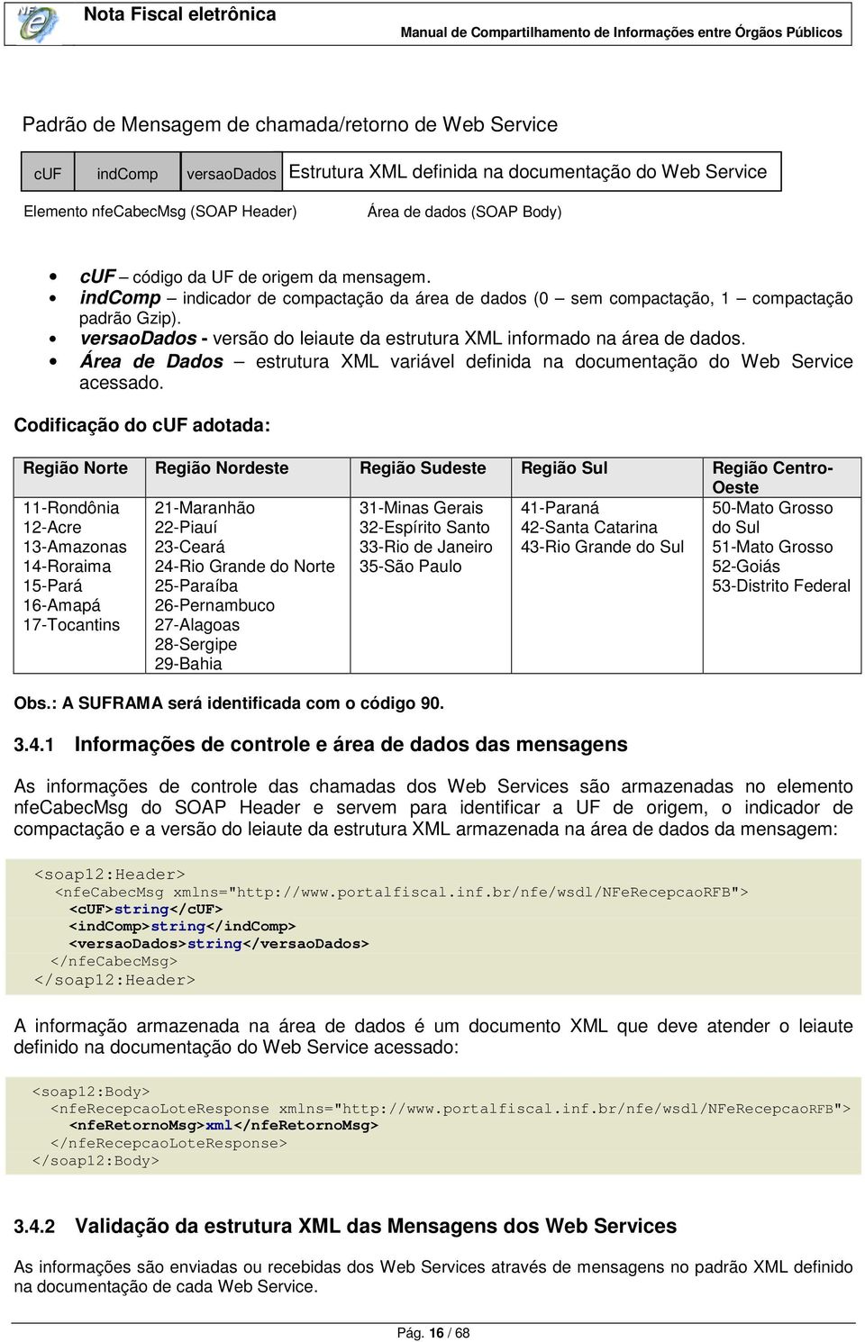 versaodados - versão do leiaute da estrutura XML informado na área de dados. Área de Dados estrutura XML variável definida na documentação do Web Service acessado.