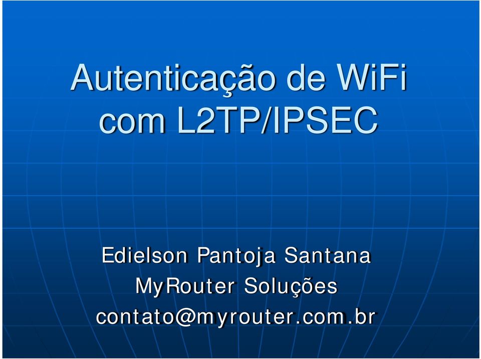 Pantoja Santana MyRouter