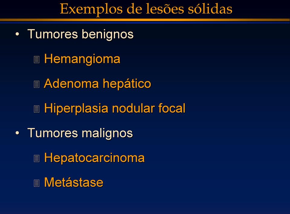 hepático Hiperplasia nodular focal